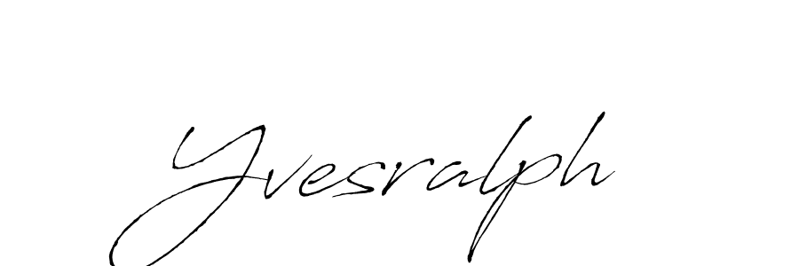 Yvesralph stylish signature style. Best Handwritten Sign (Antro_Vectra) for my name. Handwritten Signature Collection Ideas for my name Yvesralph. Yvesralph signature style 6 images and pictures png