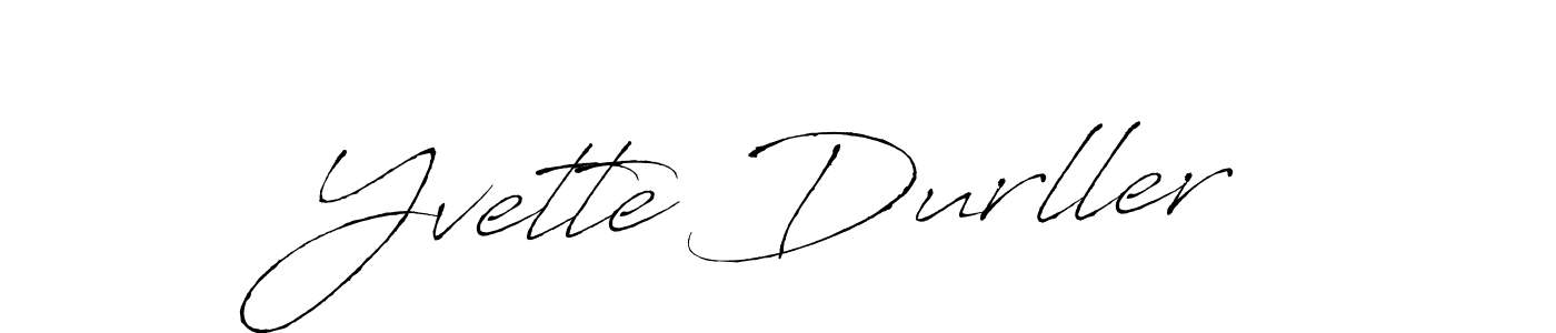 Also we have Yvette Durller name is the best signature style. Create professional handwritten signature collection using Antro_Vectra autograph style. Yvette Durller signature style 6 images and pictures png