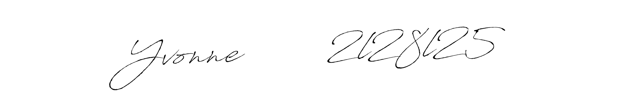 Make a beautiful signature design for name Yvonne        2l28l25. Use this online signature maker to create a handwritten signature for free. Yvonne        2l28l25 signature style 6 images and pictures png