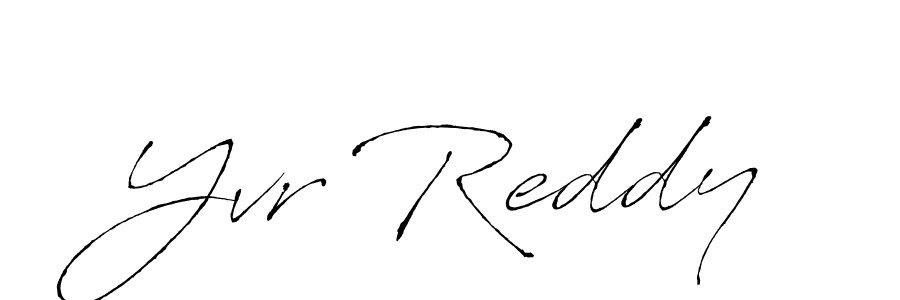 Design your own signature with our free online signature maker. With this signature software, you can create a handwritten (Antro_Vectra) signature for name Yvr Reddy. Yvr Reddy signature style 6 images and pictures png