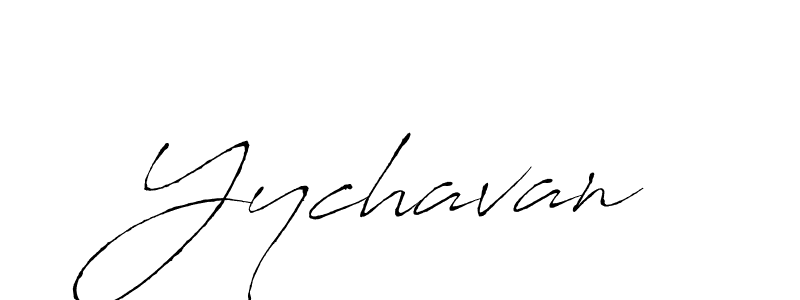 Use a signature maker to create a handwritten signature online. With this signature software, you can design (Antro_Vectra) your own signature for name Yychavan. Yychavan signature style 6 images and pictures png