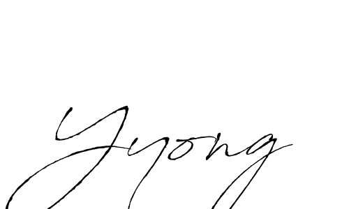 Make a beautiful signature design for name Yyong. With this signature (Antro_Vectra) style, you can create a handwritten signature for free. Yyong signature style 6 images and pictures png