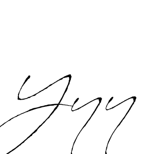 This is the best signature style for the Yyy name. Also you like these signature font (Antro_Vectra). Mix name signature. Yyy signature style 6 images and pictures png