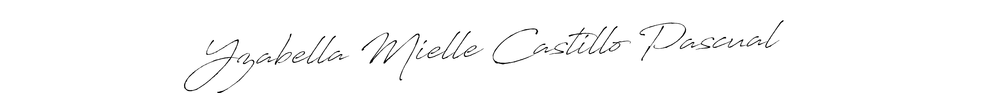 How to make Yzabella Mielle Castillo Pascual signature? Antro_Vectra is a professional autograph style. Create handwritten signature for Yzabella Mielle Castillo Pascual name. Yzabella Mielle Castillo Pascual signature style 6 images and pictures png