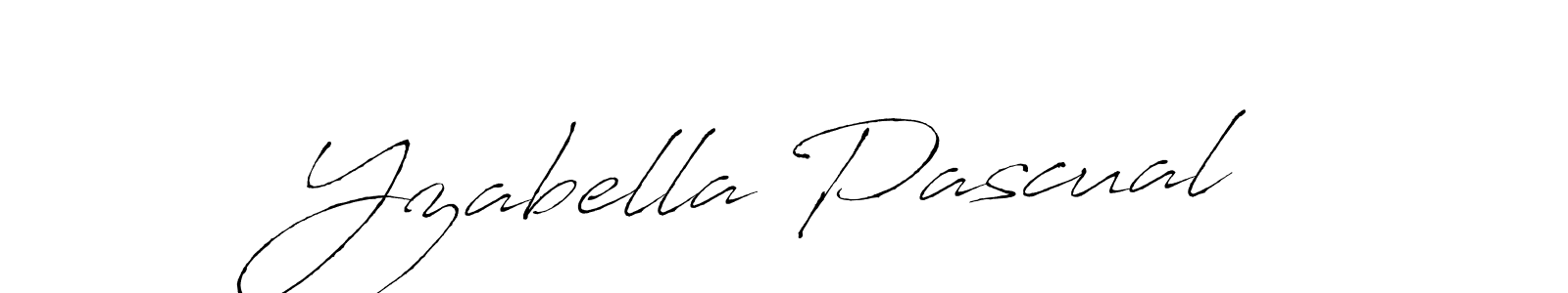 How to make Yzabella Pascual signature? Antro_Vectra is a professional autograph style. Create handwritten signature for Yzabella Pascual name. Yzabella Pascual signature style 6 images and pictures png