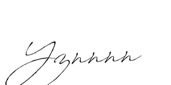 Design your own signature with our free online signature maker. With this signature software, you can create a handwritten (Antro_Vectra) signature for name Yznnnn. Yznnnn signature style 6 images and pictures png