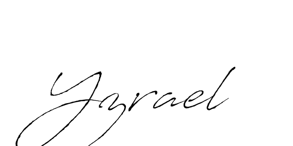 Create a beautiful signature design for name Yzrael. With this signature (Antro_Vectra) fonts, you can make a handwritten signature for free. Yzrael signature style 6 images and pictures png