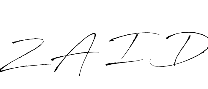You should practise on your own different ways (Antro_Vectra) to write your name (Z A I D) in signature. don't let someone else do it for you. Z A I D signature style 6 images and pictures png