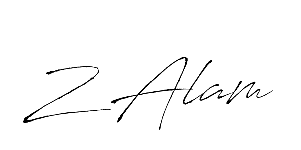 It looks lik you need a new signature style for name Z Alam. Design unique handwritten (Antro_Vectra) signature with our free signature maker in just a few clicks. Z Alam signature style 6 images and pictures png