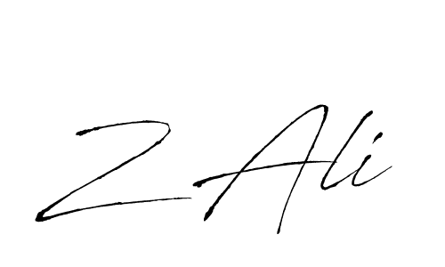 Similarly Antro_Vectra is the best handwritten signature design. Signature creator online .You can use it as an online autograph creator for name Z Ali. Z Ali signature style 6 images and pictures png