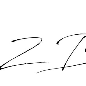 You should practise on your own different ways (Antro_Vectra) to write your name (Z B) in signature. don't let someone else do it for you. Z B signature style 6 images and pictures png