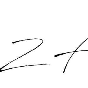 if you are searching for the best signature style for your name Z F. so please give up your signature search. here we have designed multiple signature styles  using Antro_Vectra. Z F signature style 6 images and pictures png