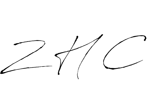 Once you've used our free online signature maker to create your best signature Antro_Vectra style, it's time to enjoy all of the benefits that Z H C name signing documents. Z H C signature style 6 images and pictures png