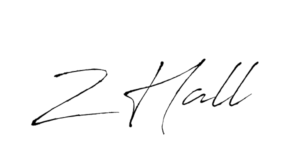 You should practise on your own different ways (Antro_Vectra) to write your name (Z Hall) in signature. don't let someone else do it for you. Z Hall signature style 6 images and pictures png