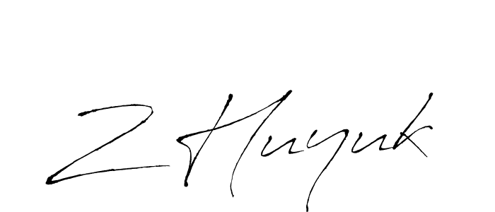 Make a beautiful signature design for name Z Huyuk. Use this online signature maker to create a handwritten signature for free. Z Huyuk signature style 6 images and pictures png