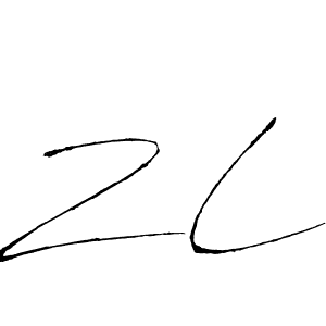 Also You can easily find your signature by using the search form. We will create Z L name handwritten signature images for you free of cost using Antro_Vectra sign style. Z L signature style 6 images and pictures png