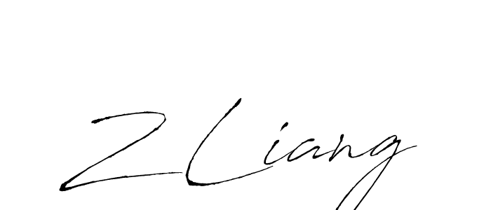 How to Draw Z Liang signature style? Antro_Vectra is a latest design signature styles for name Z Liang. Z Liang signature style 6 images and pictures png