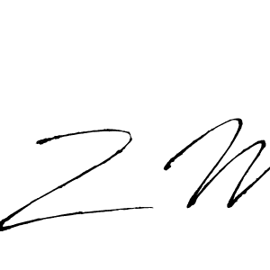 You should practise on your own different ways (Antro_Vectra) to write your name (Z M) in signature. don't let someone else do it for you. Z M signature style 6 images and pictures png