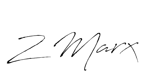 Create a beautiful signature design for name Z Marx. With this signature (Antro_Vectra) fonts, you can make a handwritten signature for free. Z Marx signature style 6 images and pictures png
