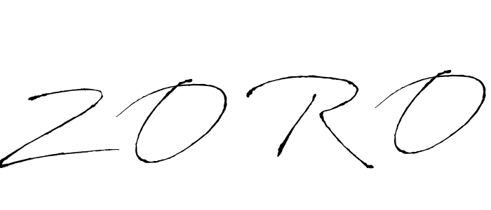 How to Draw Z O R O signature style? Antro_Vectra is a latest design signature styles for name Z O R O. Z O R O signature style 6 images and pictures png