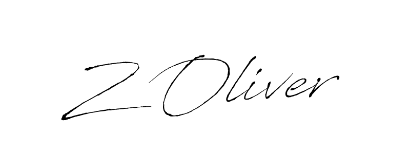 How to make Z Oliver name signature. Use Antro_Vectra style for creating short signs online. This is the latest handwritten sign. Z Oliver signature style 6 images and pictures png