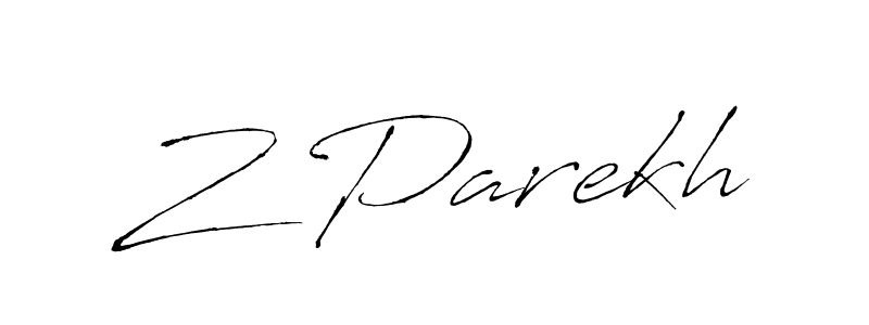 Once you've used our free online signature maker to create your best signature Antro_Vectra style, it's time to enjoy all of the benefits that Z Parekh name signing documents. Z Parekh signature style 6 images and pictures png