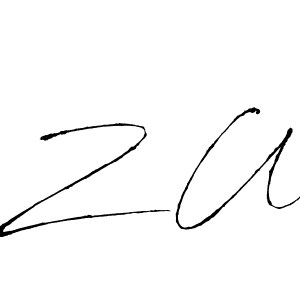 Best and Professional Signature Style for Z W. Antro_Vectra Best Signature Style Collection. Z W signature style 6 images and pictures png