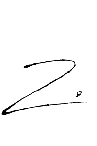 if you are searching for the best signature style for your name Z.. so please give up your signature search. here we have designed multiple signature styles  using Antro_Vectra. Z. signature style 6 images and pictures png