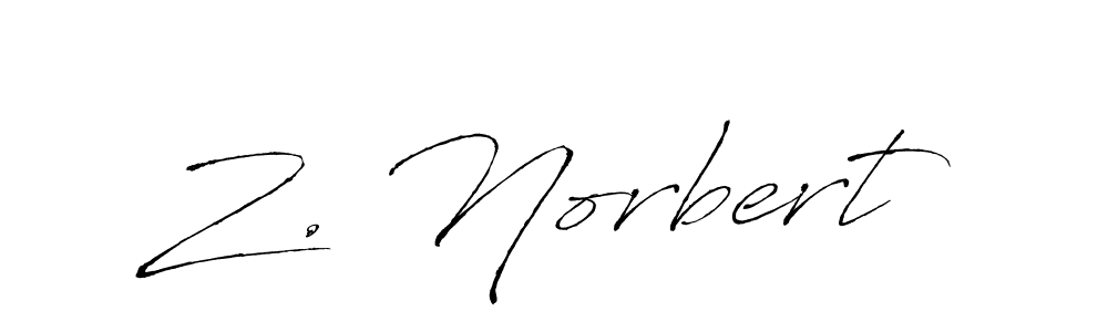 if you are searching for the best signature style for your name Z. Norbert. so please give up your signature search. here we have designed multiple signature styles  using Antro_Vectra. Z. Norbert signature style 6 images and pictures png