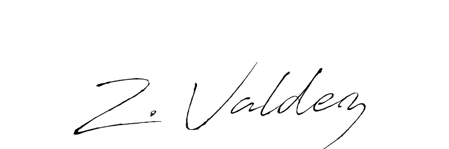 Once you've used our free online signature maker to create your best signature Antro_Vectra style, it's time to enjoy all of the benefits that Z. Valdez name signing documents. Z. Valdez signature style 6 images and pictures png