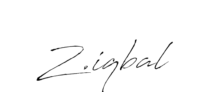 How to Draw Z.iqbal signature style? Antro_Vectra is a latest design signature styles for name Z.iqbal. Z.iqbal signature style 6 images and pictures png