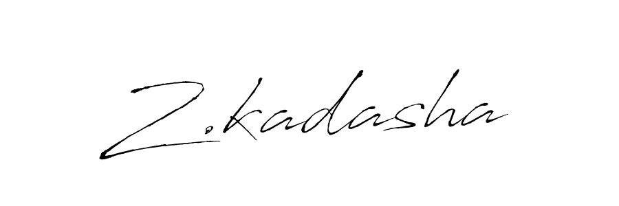 How to make Z.kadasha signature? Antro_Vectra is a professional autograph style. Create handwritten signature for Z.kadasha name. Z.kadasha signature style 6 images and pictures png