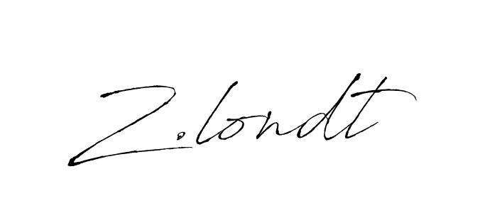 The best way (Antro_Vectra) to make a short signature is to pick only two or three words in your name. The name Z.londt include a total of six letters. For converting this name. Z.londt signature style 6 images and pictures png