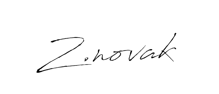 Also You can easily find your signature by using the search form. We will create Z.novak name handwritten signature images for you free of cost using Antro_Vectra sign style. Z.novak signature style 6 images and pictures png