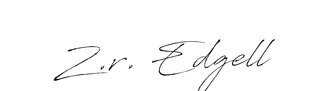 Similarly Antro_Vectra is the best handwritten signature design. Signature creator online .You can use it as an online autograph creator for name Z.r. Edgell. Z.r. Edgell signature style 6 images and pictures png