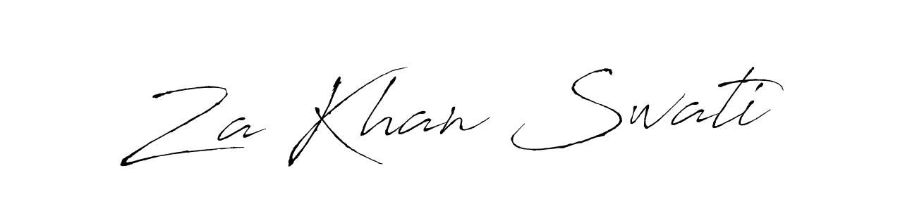 It looks lik you need a new signature style for name Za Khan Swati. Design unique handwritten (Antro_Vectra) signature with our free signature maker in just a few clicks. Za Khan Swati signature style 6 images and pictures png