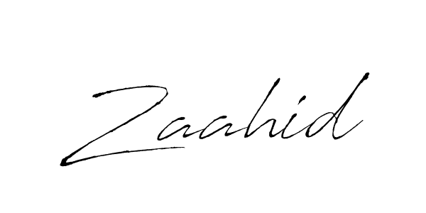 Use a signature maker to create a handwritten signature online. With this signature software, you can design (Antro_Vectra) your own signature for name Zaahid. Zaahid signature style 6 images and pictures png