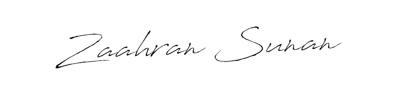 How to Draw Zaahran Sunan signature style? Antro_Vectra is a latest design signature styles for name Zaahran Sunan. Zaahran Sunan signature style 6 images and pictures png