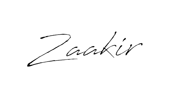 How to make Zaakir name signature. Use Antro_Vectra style for creating short signs online. This is the latest handwritten sign. Zaakir signature style 6 images and pictures png
