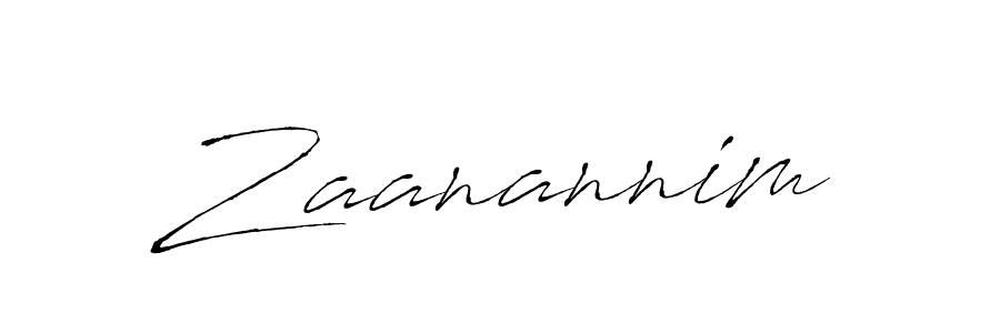 Use a signature maker to create a handwritten signature online. With this signature software, you can design (Antro_Vectra) your own signature for name Zaanannim. Zaanannim signature style 6 images and pictures png