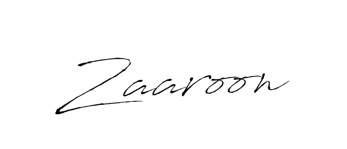 Zaaroon stylish signature style. Best Handwritten Sign (Antro_Vectra) for my name. Handwritten Signature Collection Ideas for my name Zaaroon. Zaaroon signature style 6 images and pictures png