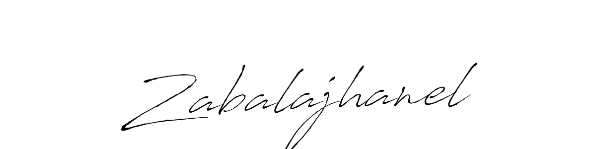 This is the best signature style for the Zabalajhanel name. Also you like these signature font (Antro_Vectra). Mix name signature. Zabalajhanel signature style 6 images and pictures png