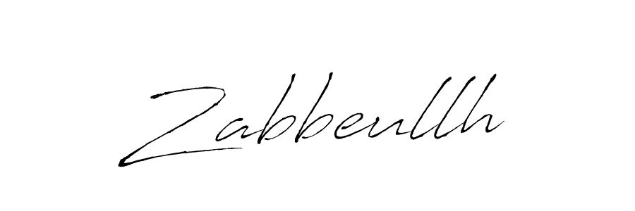 How to make Zabbeullh signature? Antro_Vectra is a professional autograph style. Create handwritten signature for Zabbeullh name. Zabbeullh signature style 6 images and pictures png