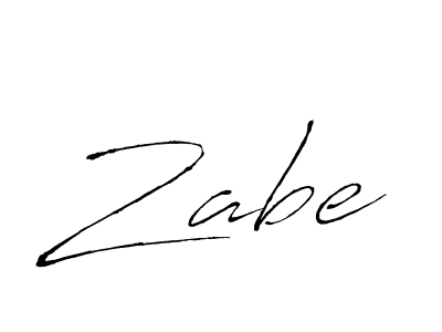 How to make Zabe name signature. Use Antro_Vectra style for creating short signs online. This is the latest handwritten sign. Zabe signature style 6 images and pictures png