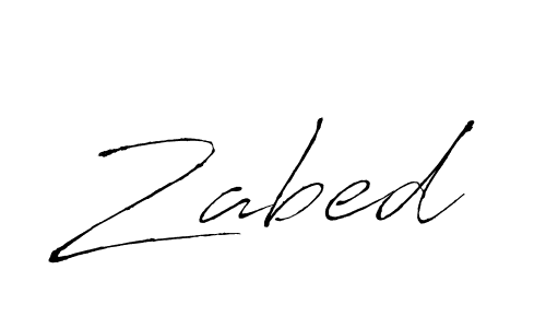 How to make Zabed signature? Antro_Vectra is a professional autograph style. Create handwritten signature for Zabed name. Zabed signature style 6 images and pictures png