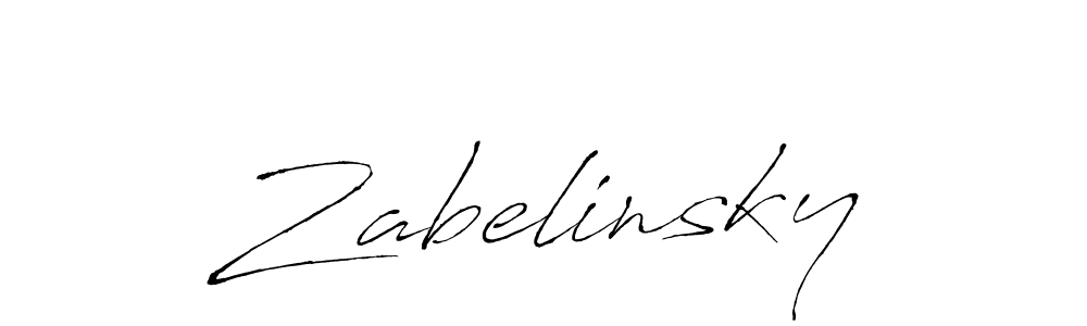 Also we have Zabelinsky name is the best signature style. Create professional handwritten signature collection using Antro_Vectra autograph style. Zabelinsky signature style 6 images and pictures png