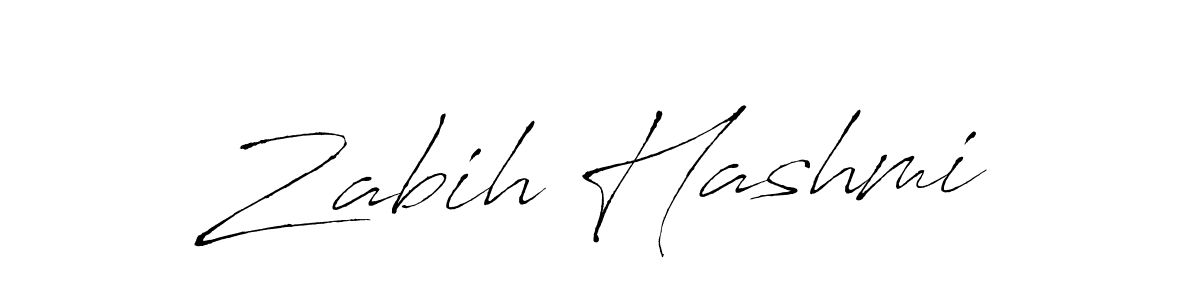 How to make Zabih Hashmi signature? Antro_Vectra is a professional autograph style. Create handwritten signature for Zabih Hashmi name. Zabih Hashmi signature style 6 images and pictures png