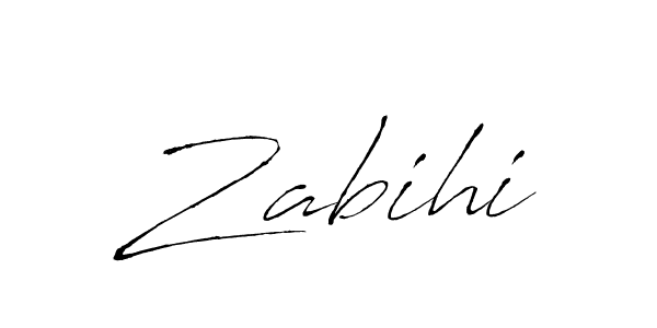 Make a beautiful signature design for name Zabihi. Use this online signature maker to create a handwritten signature for free. Zabihi signature style 6 images and pictures png