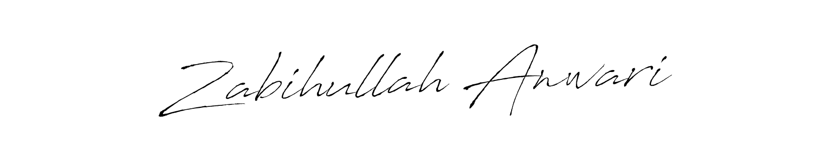 This is the best signature style for the Zabihullah Anwari name. Also you like these signature font (Antro_Vectra). Mix name signature. Zabihullah Anwari signature style 6 images and pictures png
