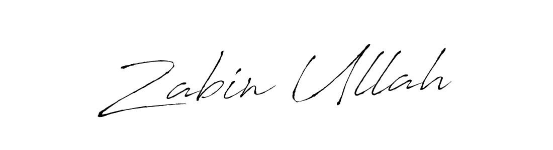 Use a signature maker to create a handwritten signature online. With this signature software, you can design (Antro_Vectra) your own signature for name Zabin Ullah. Zabin Ullah signature style 6 images and pictures png